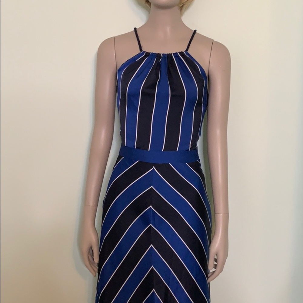 Guess Multi Striped Rope Maxi Dress